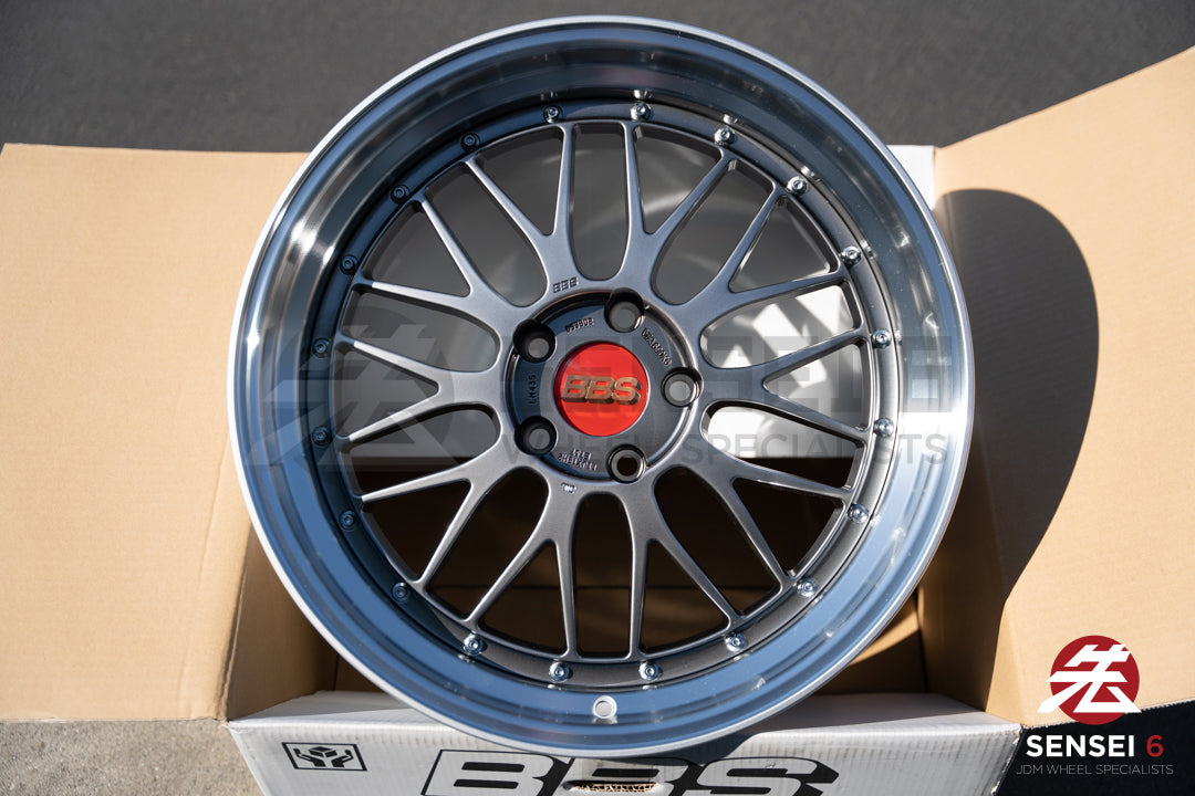 BBS LM / 19x9.5 +22, 19x11 +37 / 5x120 / Diamante Negro 
