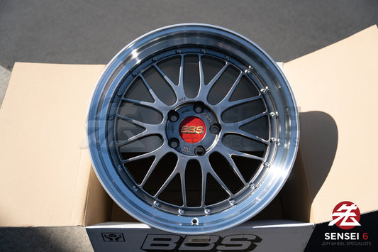 BBS LM / 19x9.5 +22, 19x11 +37 / 5x120 / Diamante Negro 