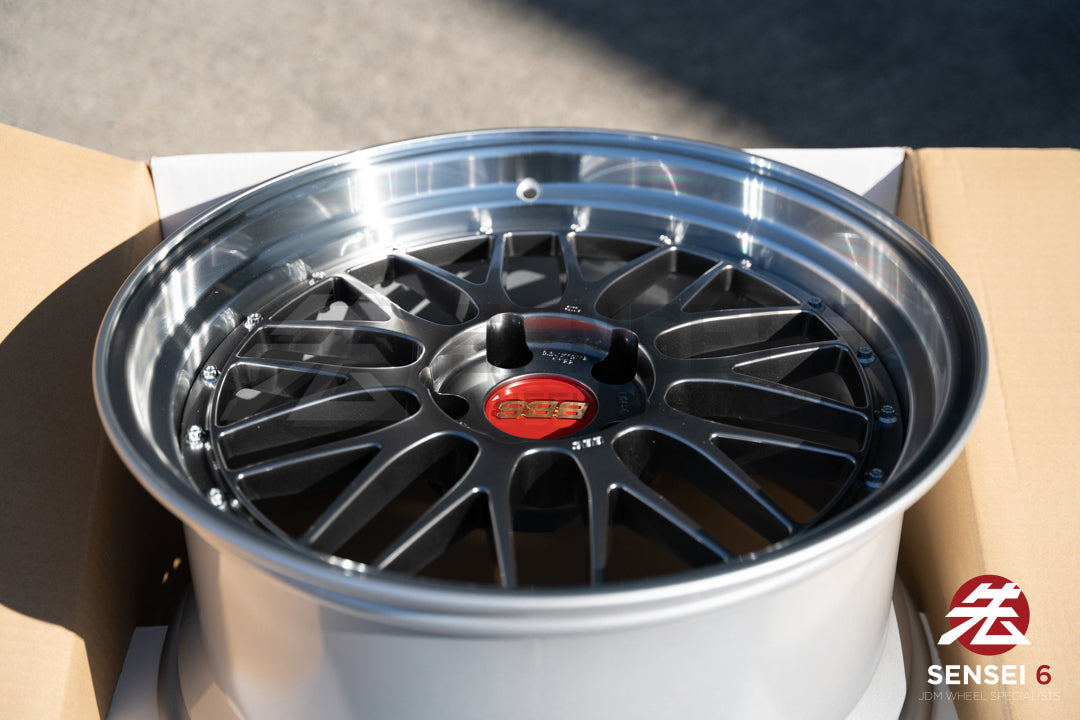 BBS LM / 19x9.5 +22, 19x11 +37 / 5x120 / Diamond Black – Sensei 6