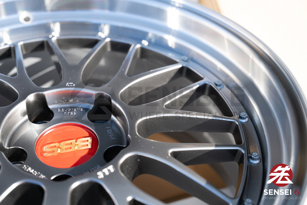 BBS LM / 19x9.5 +22, 19x11 +37 / 5x120 / Diamante Negro 
