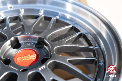 BBS LM / 19x9.5 +22, 19x11 +37 / 5x120 / Diamante Negro 