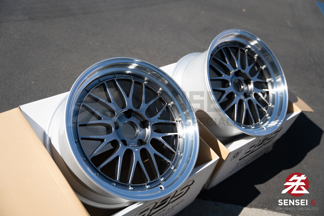 BBS LM / 19x9.5 +22, 19x11 +37 / 5x120 / Diamante Negro 