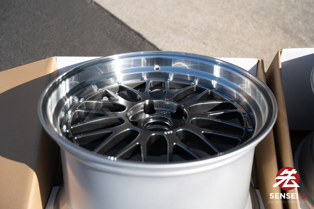 BBS LM / 19x9.5 +22, 19x11 +37 / 5x120 / Diamante Negro 