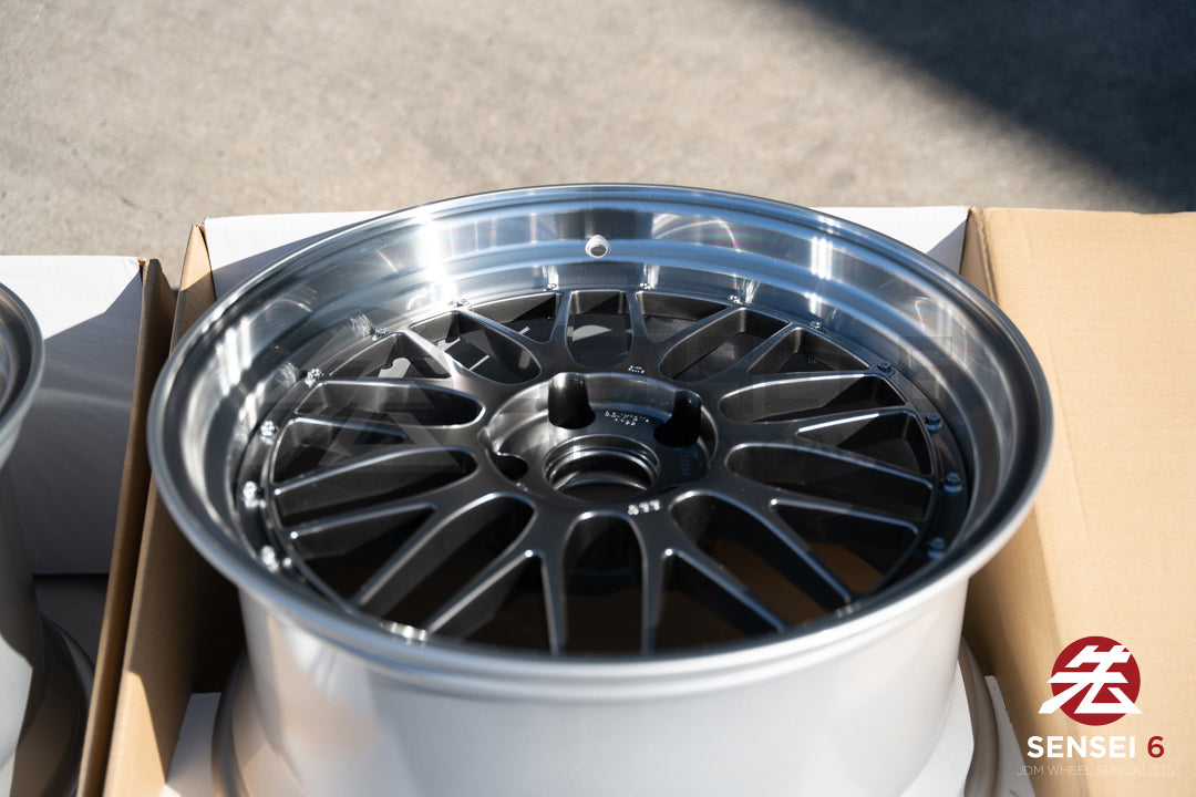 BBS LM / 19x9.5 +22, 19x11 +37 / 5x120 / Diamante Negro 