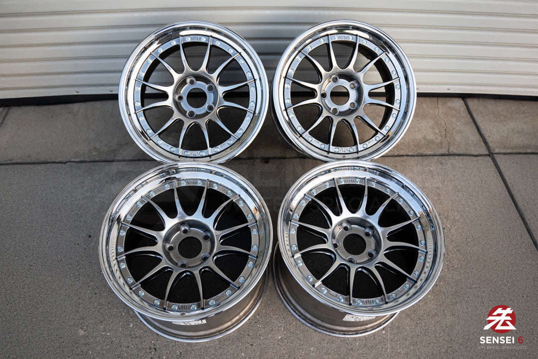 Ruedas NTM Pista de 18" [borde escalonado] (ruedas usadas, hechas a pedido)