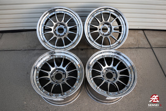 Ruedas NTM Pista de 18" [borde escalonado] (ruedas usadas, hechas a pedido)