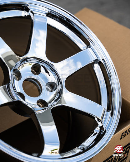 Volk TE37 サガ SL / 18x10.5 +15 / 5x114.3 / クローム