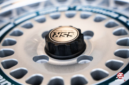 SSR Formula Aero Mesh / 16x8 +32 / 4x100 / FM Silver + Brushed Blue Ring