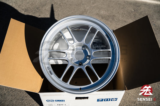 Enkei RPF1 / 18x9.5 +15 / 5x114.3 / F1 Plata 
