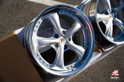 Work VSKF# / 18x9.5 +14, 18x10.5 +15 / 5x114.3 / Light Gray Silver (LGS)