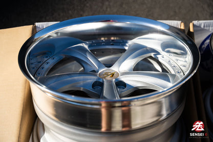 Work VSKF# / 18x9.5 +14, 18x10.5 +15 / 5x114.3 / Light Gray Silver (LGS)