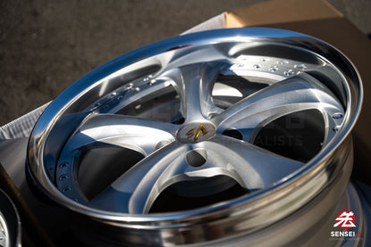 Work VSKF# / 18x9.5 +14, 18x10.5 +15 / 5x114.3 / Light Gray Silver (LGS)