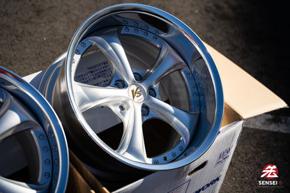 Work VSKF# / 18x9.5 +14, 18x10.5 +15 / 5x114.3 / Light Gray Silver (LGS)