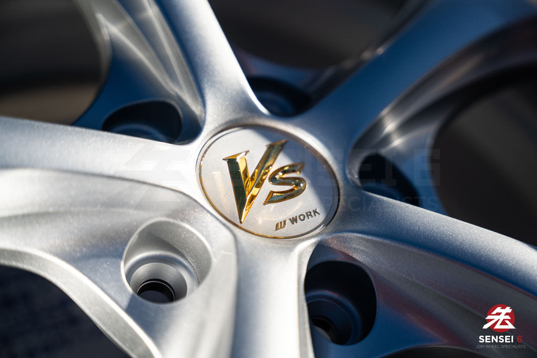 Work VSKF# / 18x9.5 +14, 18x10.5 +15 / 5x114.3 / Light Gray Silver (LGS)