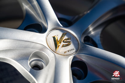 Work VSKF# / 18x9.5 +14, 18x10.5 +15 / 5x114.3 / Light Gray Silver (LGS)