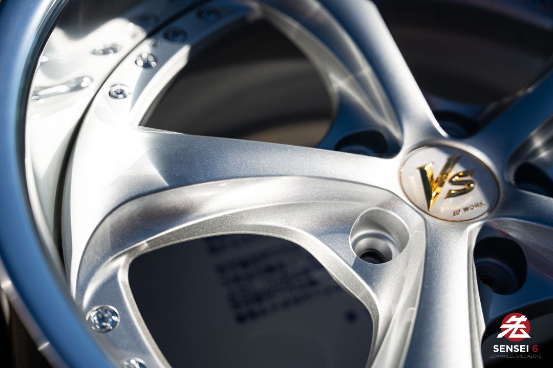 Work VSKF# / 18x9.5 +14, 18x10.5 +15 / 5x114.3 / Light Gray Silver (LGS)