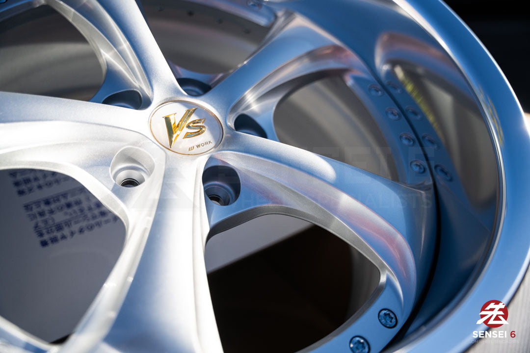 Work VSKF# / 18x9.5 +14, 18x10.5 +15 / 5x114.3 / Light Gray Silver (LGS)