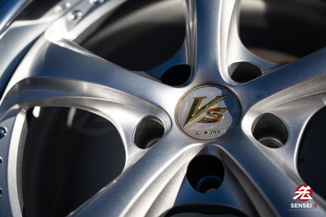 Work VSKF# / 18x9.5 +14, 18x10.5 +15 / 5x114.3 / Light Gray Silver (LGS)