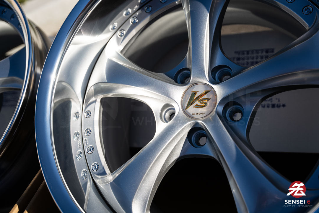 Work VSKF# / 18x9.5 +14, 18x10.5 +15 / 5x114.3 / Light Gray Silver (LGS)