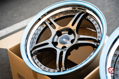 ワーク VSKF# / 18x9.5 +14、18x10.5 +15 / 5x114.3 / ライトグレーシルバー