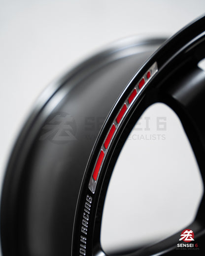 Volk TE37SL Black Edition III / 18x10 +39 / 5x114.3 / Llanta negra prensada Redot 