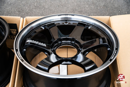 Volk TE37SB Tourer / 18x8.5 +22 / 6x139.7 / Black Rim DC (BD)