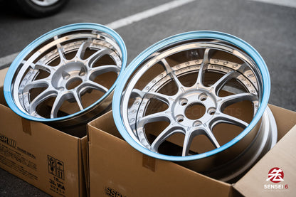 Trabajo VSKF# / 18x9.5 +14, 18x10.5 +15 / 5x114.3 / Gris claro plateado