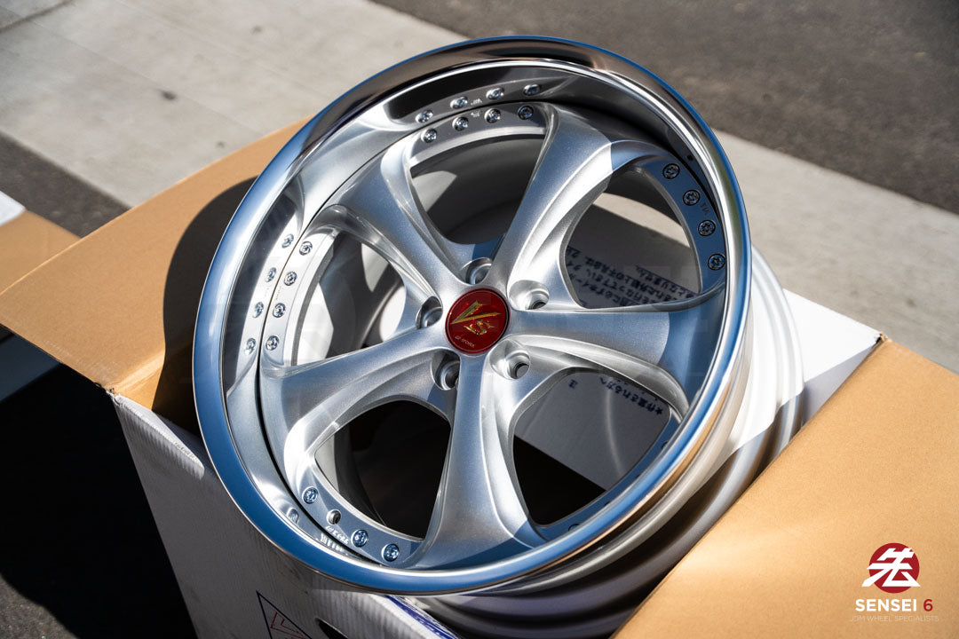 Work VSKF# / 18x9.5 +27 / 5x100 / Light Gray Silver (LGS) – Sensei 6
