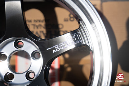 Advan GT Beyond-R / 18x9.5 +45 / 5x100 / Diamond Cut & Dark Platinum Black (DPB)