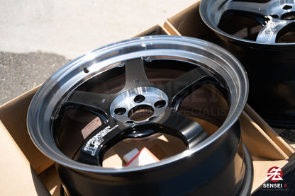 Advan GT Beyond-R / 18x9.5 +45 / 5x100 / Diamond Cut & Dark Platinum Black (DPB)