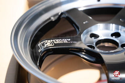 Advan GT Beyond-R / 18x9.5 +45 / 5x100 / Diamond Cut & Dark Platinum Black (DPB)
