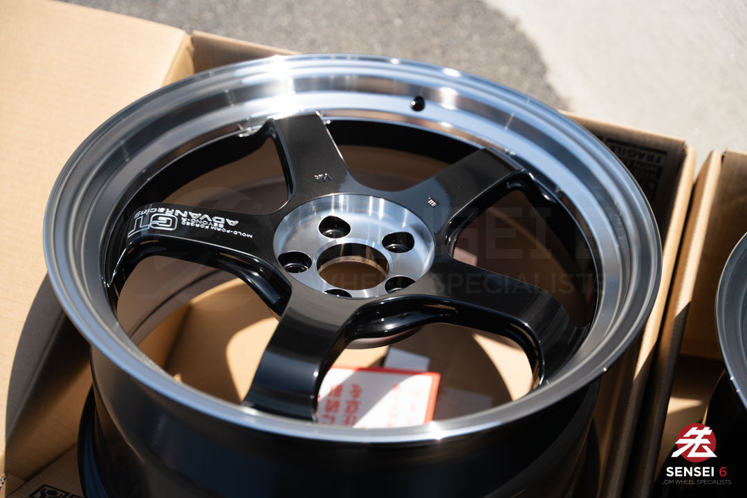 Advan GT Beyond-R / 18x9.5 +45 / 5x100 / Diamond Cut & Dark Platinum Black (DPB)