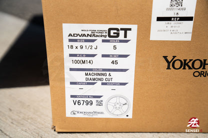 Advan GT Beyond-R / 18x9.5 +45 / 5x100 / Machining & Diamond Cut (MDC)