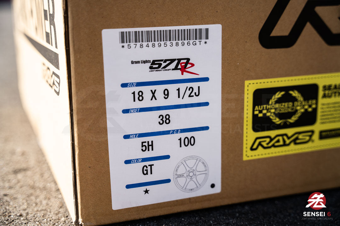 Gram Lights 57DR / 18x9.5 +38 / 5x100 / Grace Silver (GT)