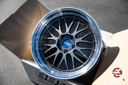 BBS LM / 19x9.5 +22, 19x11 +37 / 5x120 / Diamante Negro 