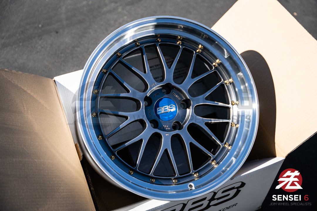 BBS LM / 19x9.5 +22, 19x11 +37 / 5x120 / Diamante Negro 