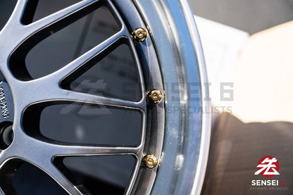 BBS LM / 19x9.5 +22, 19x11 +37 / 5x120 / Diamante Negro 
