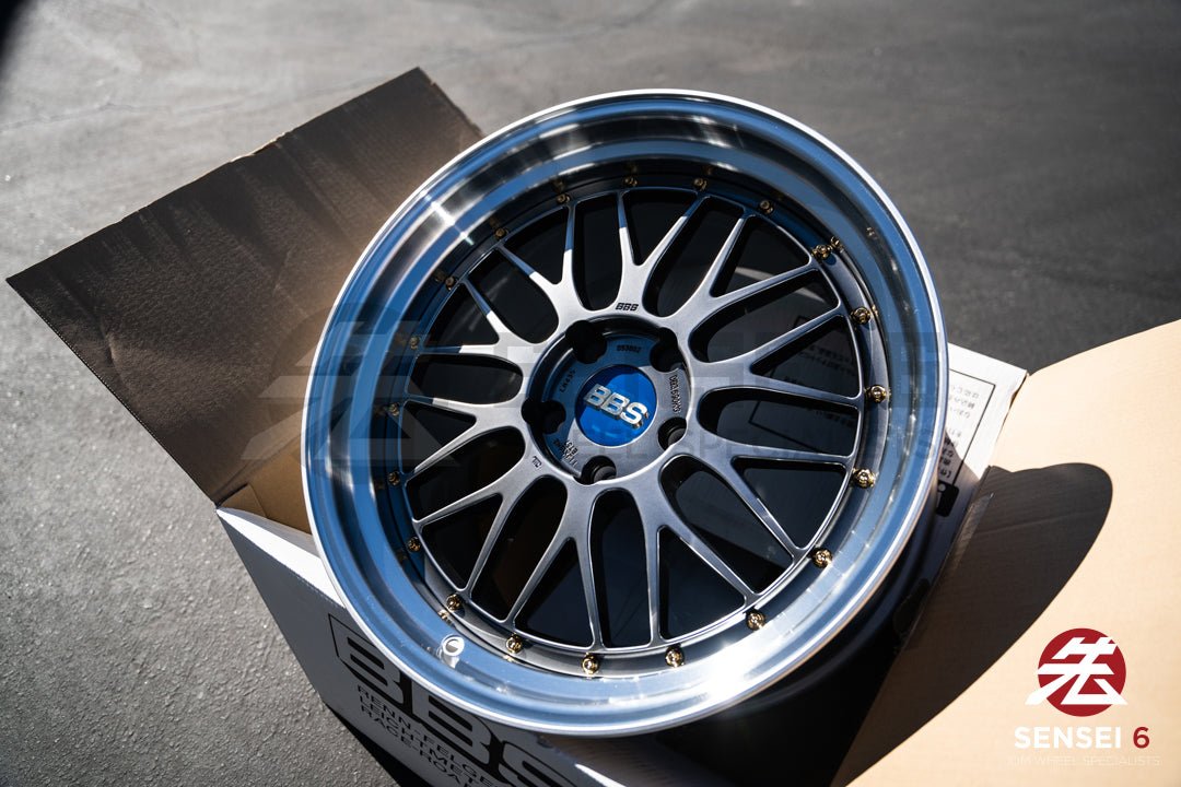 BBS LM / 19x9.5 +22, 19x11 +37 / 5x120 / Diamante Negro 