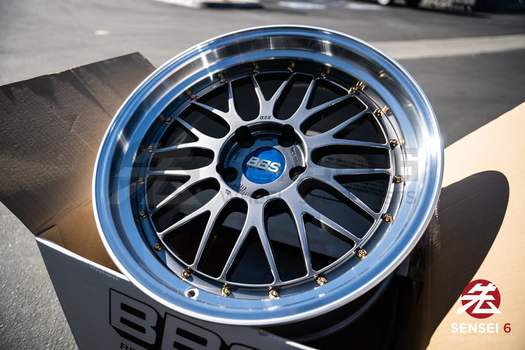 BBS LM / 19x9.5 +22, 19x11 +37 / 5x120 / Diamante Negro 