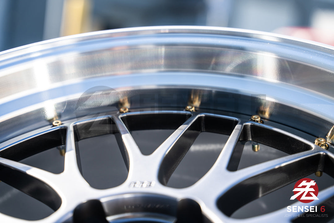 BBS LM / 19x9.5 +22, 19x11 +37 / 5x120 / Diamante Negro 