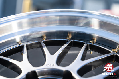 BBS LM / 19x9.5 +22, 19x11 +37 / 5x120 / Diamante Negro 