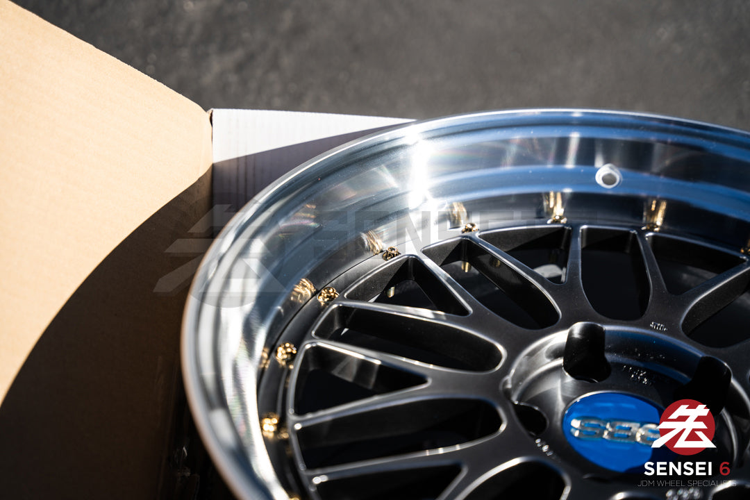 BBS LM / 19x9.5 +22, 19x11 +37 / 5x120 / Diamante Negro 