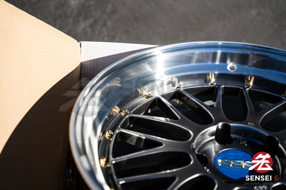 BBS LM / 19x9.5 +22, 19x11 +37 / 5x120 / Diamante Negro 