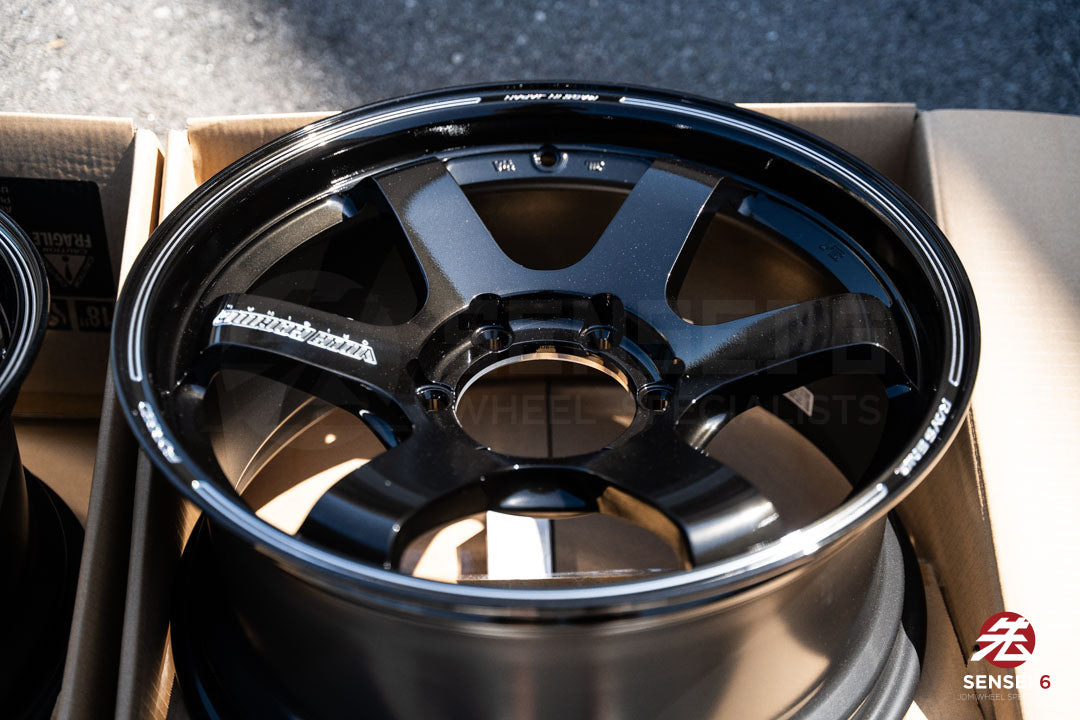 Volk TE37SB / 18x8.5 +22 / 6x139.7 / Pressed Double Black (PW)