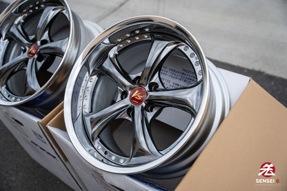 Work VSKF# / 18x9.5 +22, 18x9.5 +21 / 5x114.3 / Brilliant Silver Black (BSB)