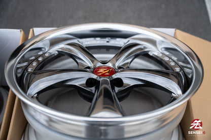 Work VSKF# / 18x9.5 +22, 18x9.5 +21 / 5x114.3 / Brilliant Silver Black (BSB)