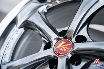 Work VSKF# / 18x9.5 +22, 18x9.5 +21 / 5x114.3 / Brilliant Silver Black (BSB)