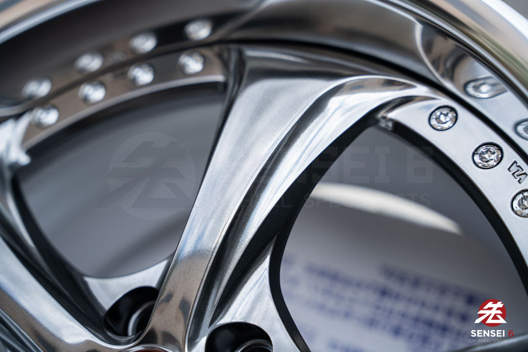 Work VSKF# / 18x9.5 +22, 18x9.5 +21 / 5x114.3 / Brilliant Silver Black (BSB)