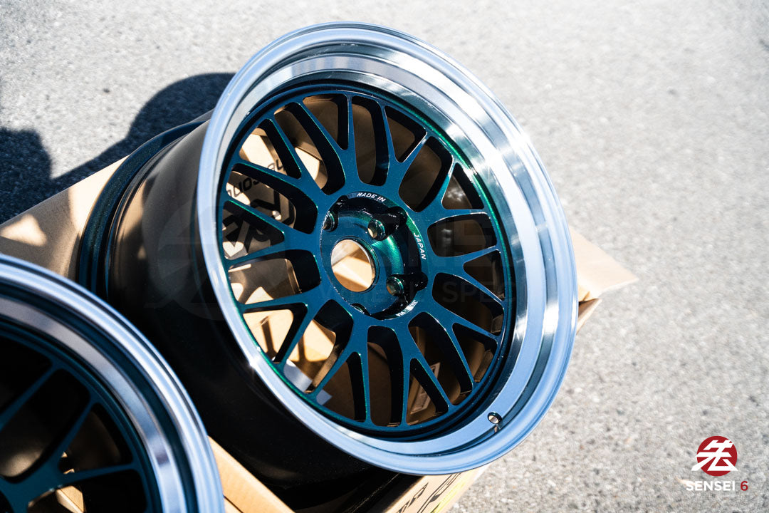 Volk 21A / 18x9.5 +22, 18x10.5 +22 / 5x120 / Racing Green Rim DC (IG)
