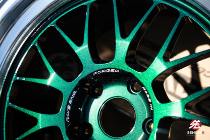 Volk 21A / 18x9.5 +22, 18x10.5 +22 / 5x120 / Racing Green Rim DC (IG)